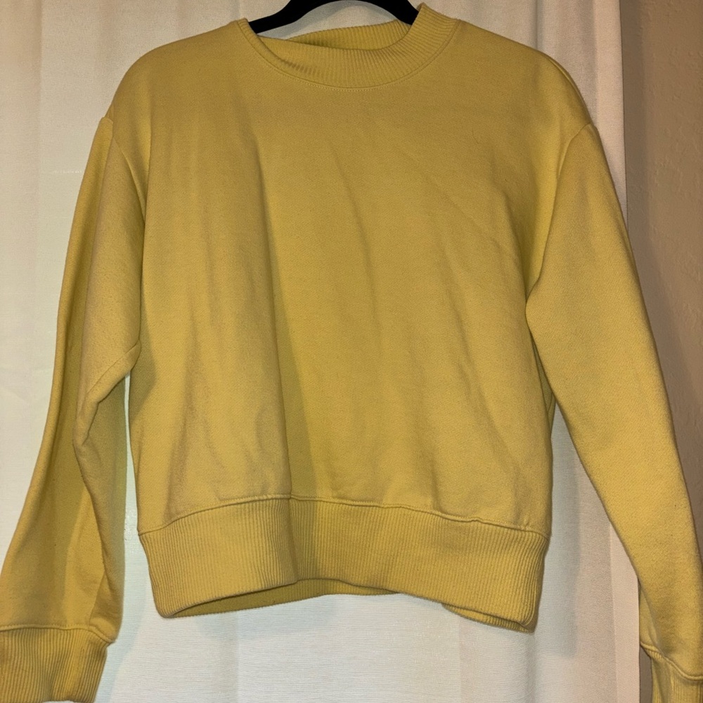 A New Day yellow crew neck